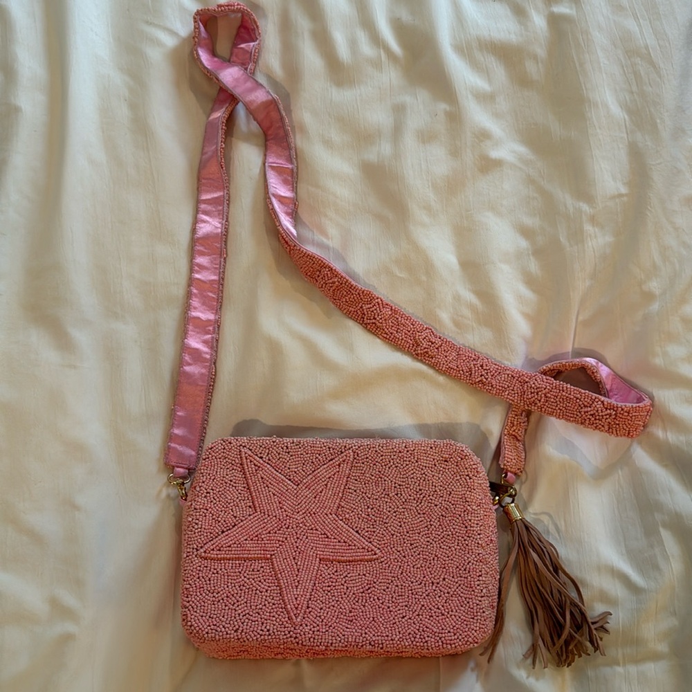 Star Beaded Crossbody